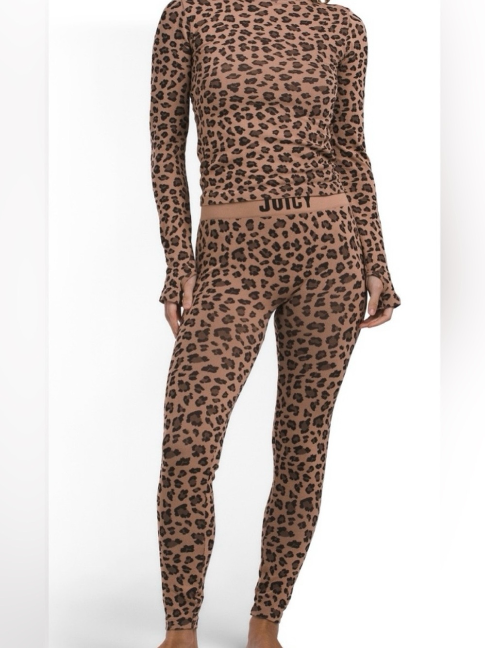 Juicy Couture leopard PJ set